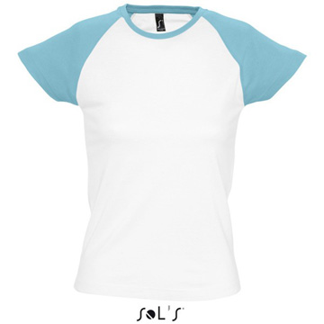 Variante colore T-shirt donna bicolore