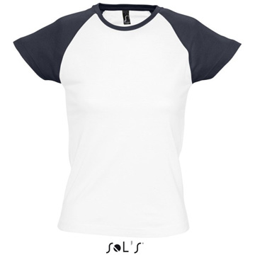 Variante colore T-shirt donna bicolore