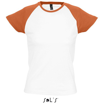 Variante colore T-shirt donna bicolore
