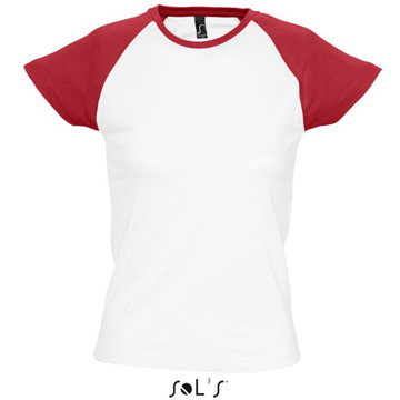 Variante colore T-shirt donna bicolore