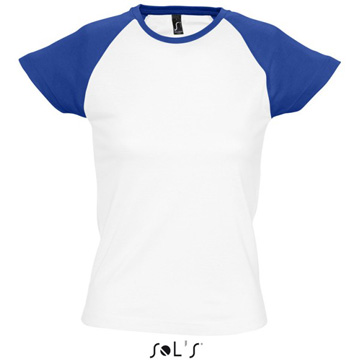 Variante colore T-shirt donna bicolore