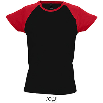 Variante colore T-shirt donna bicolore