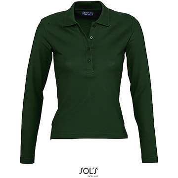 Variante colore Polo da donna manica lunga