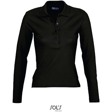 Variante colore Polo da donna manica lunga