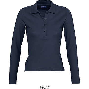 Variante colore Polo da donna manica lunga
