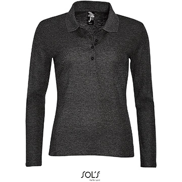 Variante colore Polo da donna manica lunga