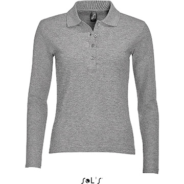 Variante colore Polo da donna manica lunga
