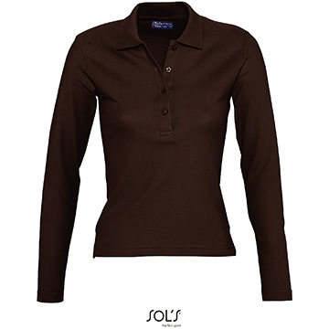 Variante colore Polo da donna manica lunga