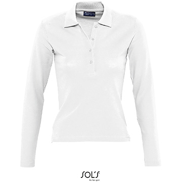 Variante colore Polo da donna manica lunga