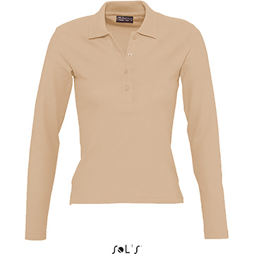 Variante colore Polo da donna manica lunga