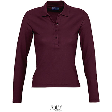 Variante colore Polo da donna manica lunga