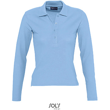 Variante colore Polo da donna manica lunga
