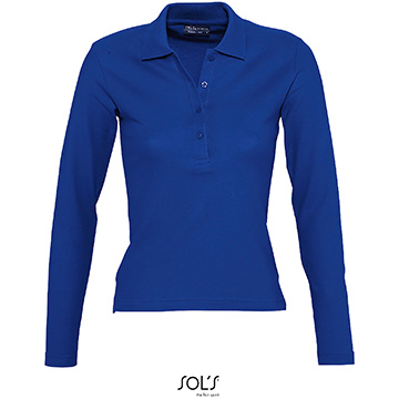 Variante colore Polo da donna manica lunga