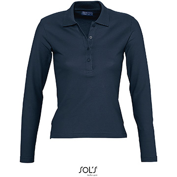Variante colore Polo da donna manica lunga
