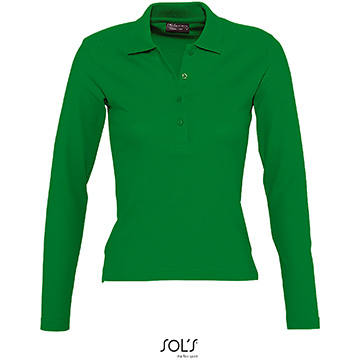 Variante colore Polo da donna manica lunga