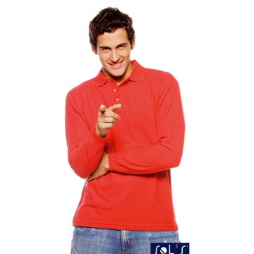 UOMO: polo colorata manica lunga