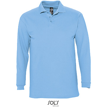 Variante colore UOMO: polo colorata manica lunga