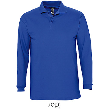 Variante colore UOMO: polo colorata manica lunga
