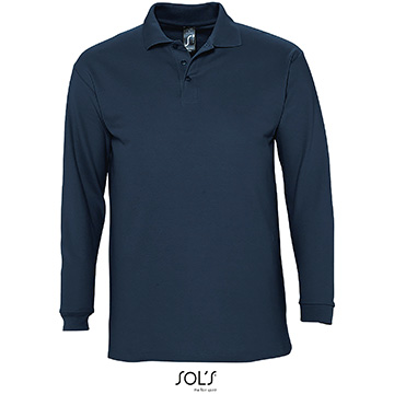 Variante colore UOMO: polo colorata manica lunga