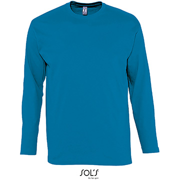 Variante colore UOMO: T-shirt colorata girocollo manica lunga