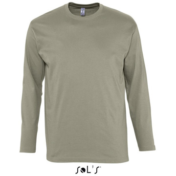 Variante colore UOMO: T-shirt colorata girocollo manica lunga