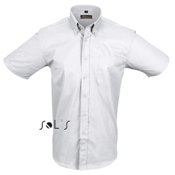 Variante colore UOMO: camicia in twill di cotone maniche corte