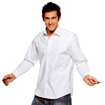 UOMO: camicia stretch manica lunga