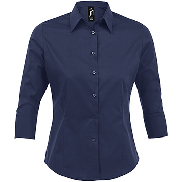 Variante colore DONNA: camicia stretch manica 3/4