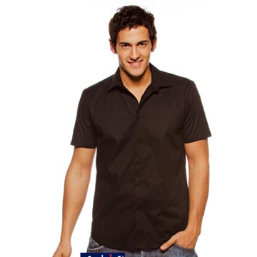 UOMO: camicia stretch manica corta
