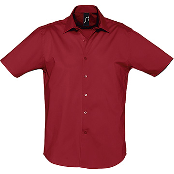 Variante colore UOMO: camicia stretch manica corta