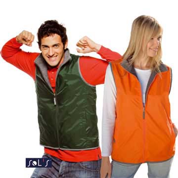 Gilet unisex reversibile