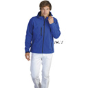 Giacca uomo softshell con cappuccio