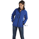 Giacca donna softshell con cappuccio