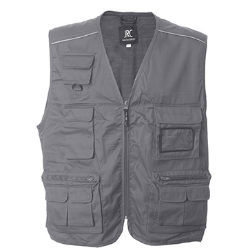 Variante colore SAFARI: gilet multitasche cotone - polyestere